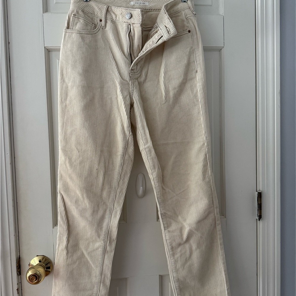 Pacsun Beige Corduroy Pants